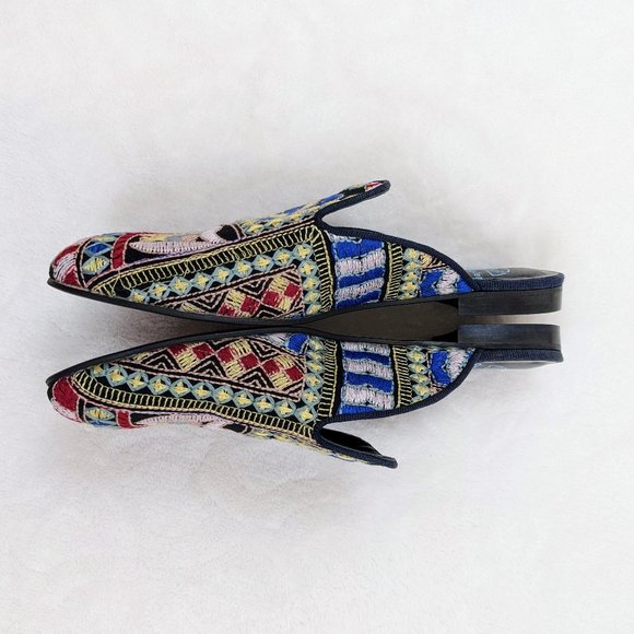 Dee Keller Embroidered Mules - Picture 7 of 10